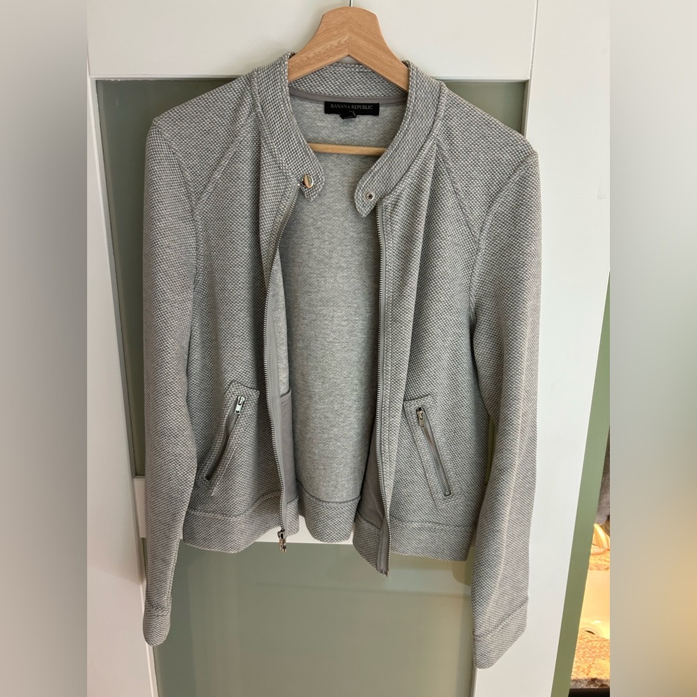 Banana Republic Light Gray Women's Blazer